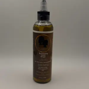 Rosemary Luxe Dropper Haircare Oil Hydrating Leave-In Treatment for Hair Moisture and Repair with Jojoba Castor Avocado Neem Sweet Almond Peppermint Lavender Oils 4oz
