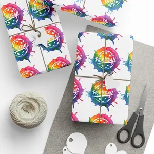 Pickleball Watercolor Wrapping Papers, Watercolor Gift Wrap, Craft Paper Roll, Decorative Gift Wrap, Crafting Supplies