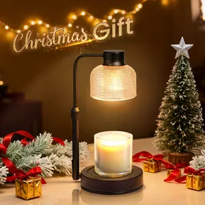 1 PC Candle Warmer Lamp with Timer Dimmer, Mothers Day Birthday Gifts for Mom Women Friend Sister, House Warming Gifts New Home Room Decor, Wax Melt Warmer with 2 Bulbs for Jar Candles