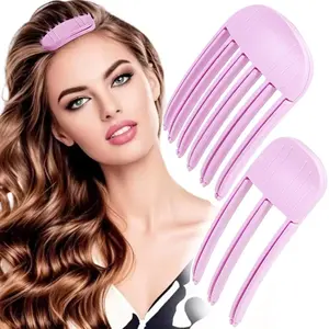 2PCS Hair Volume Clip for Fluffy Hairstyles No-Crease Hair Volumizing Clip Comb for Fluffy Voluminous Hair Easy Hair Styling Tool for All Hair Types