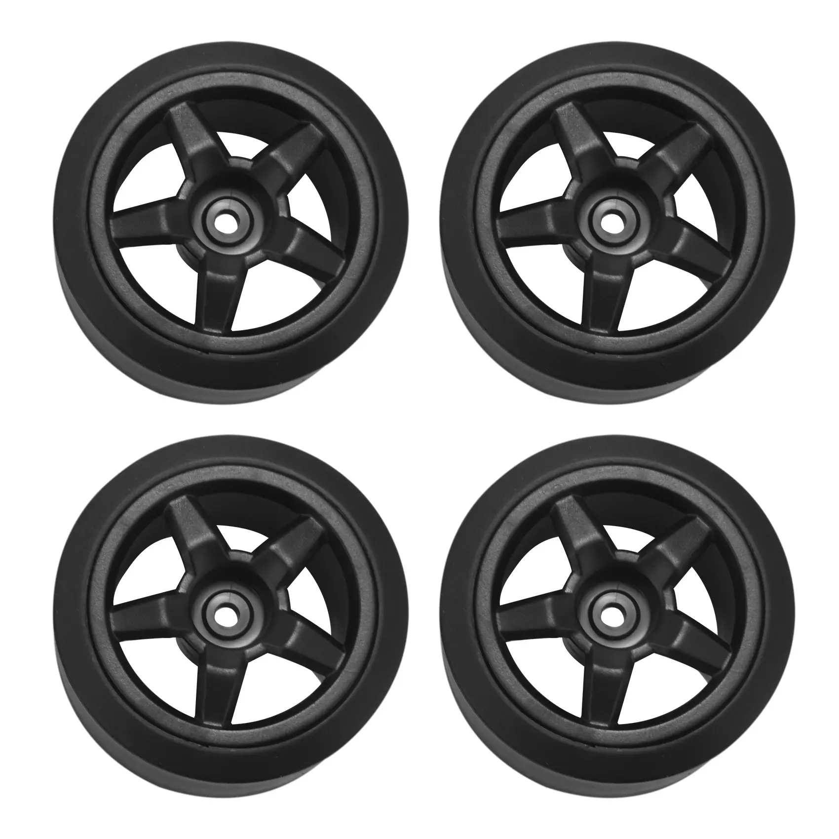 1/16 Scale RC Car Wheels and Tires Set, 4-Piece Durable ABS+PP Upgrade Parts for SG 1603 SG 1604, 46mm x 22.5mm for Improved Appearance, Rc Car Tire, 22.5Mm Width