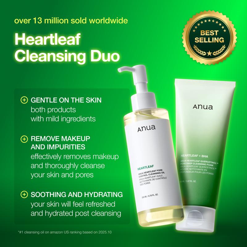 [Anua] Affordable Full-Korean Glass Skincare Routine Set｜8 Essential Tiktok Viral Items in one bundle｜For Hydration, Hyperpigmentation & Redness Care Set ｜ Cleansers, Toner, Serums, Moisturizer, Eyecream, SPF