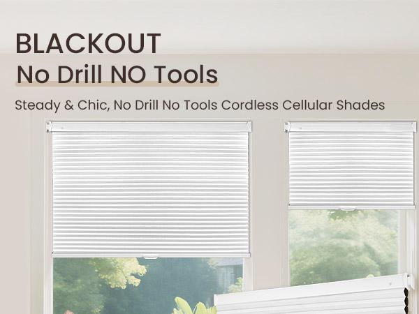 Grandekor No Tools No Drill Cordless Cellular Shades,Honeycomb Blinds for Indoor Windows,UV Protection Privacy Blinds for Home,Door Grandekor No Tools No Drill Cordless Cellular Shades,Honeycomb Blinds for Indoor Windows,UV Protection Privacy Blinds for Home,Door