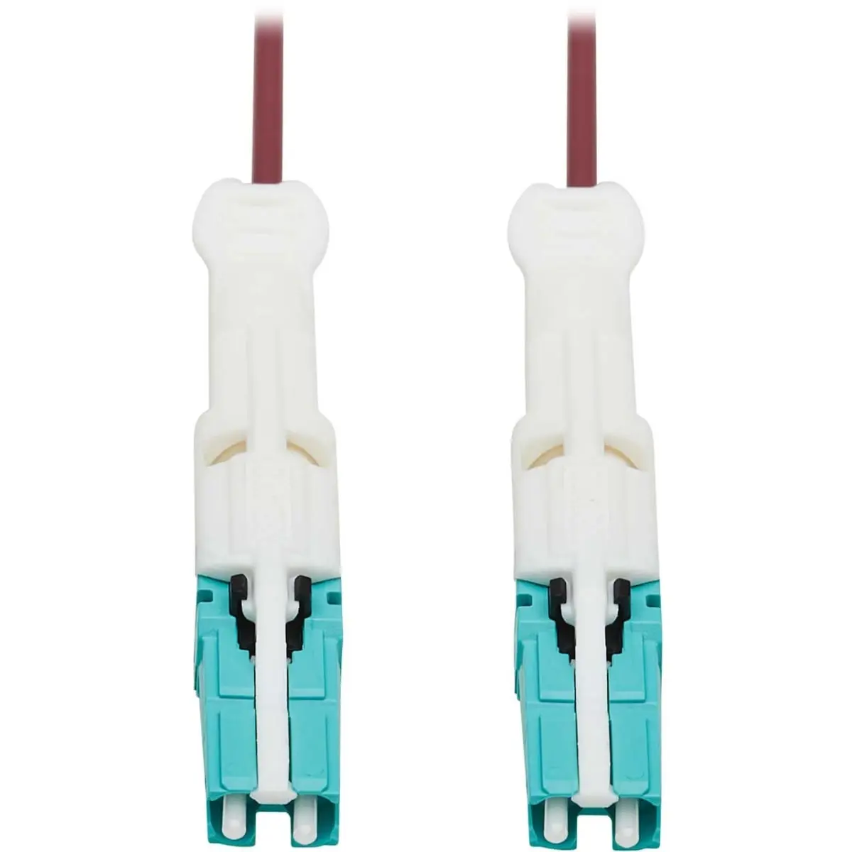 Tripp Lite N822C-03M-MG 3m Duplex Multimode OM4-Rated Fiber Optic Cable, Computer Accessories, 400G Ethernet, Low-Smoke LSZH Jacket, CS-PC Connectors with Push/Pull Tabs, QSFP-DD Compatible, Backward Compatible for Connections, Data Centers