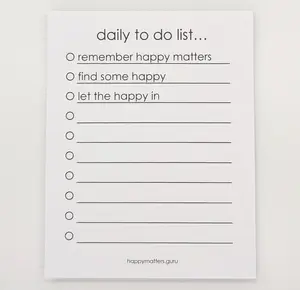 Remember Happy Matters - Empowering To Do List