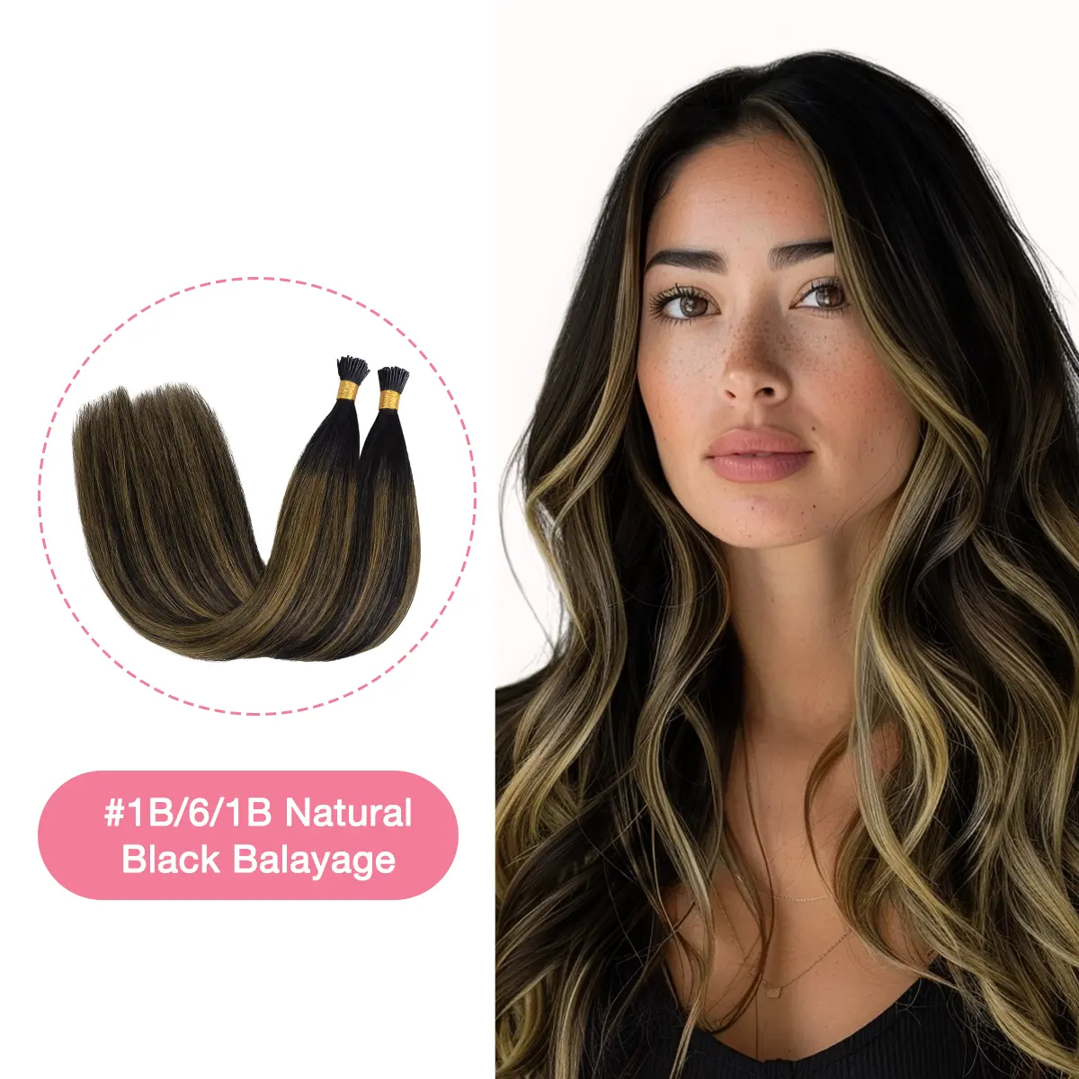 #(T1B/6)P1B Nature Black Balayage