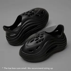 Men's Alien-Inspired Slip-On Sandals Lightweight EVA Beach Shoes with Anti-Slip Sole for Water Sand and Casual Wear Summer Outdoor Activities Unique Toe Design Comfortable Breathable Slippers Black Flipflop Khaki