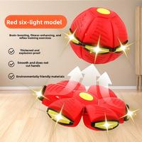 (Red) Thickened six-color LED light, 1 piece