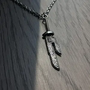 Anime Toji Fushiguro Pendant Necklace  - JJK Inverted Spear of Heaven Jewelry | Stylish Cosplay & Streetwear Accessory"
