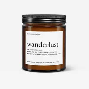Wanderlust Candle | Black sea, sandalwood & sea salt