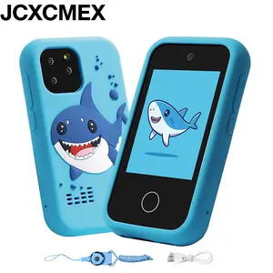 Boys' Smartphone Toy Phone, 2.8-Inch Touch Screen Dual Camera, Selfie & Educational Games, Ideal Gift for Christmas Birthday Halloween