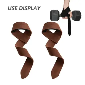 PowerGrip Leather Lifting Straps – Ultimate Support for Deadlifts & Strength Training