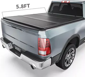 OEDRO Soft Roll-Up / Hard Tri-fold Truck Bed Tonneau Cover Fit for Chevy Silverado & GMC Sierra 2019-2024 Bed Without Multi-Flex Tailgate