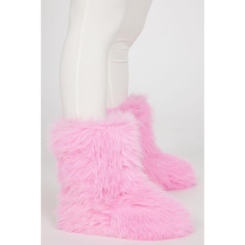 Chilly Days Booties - Pink