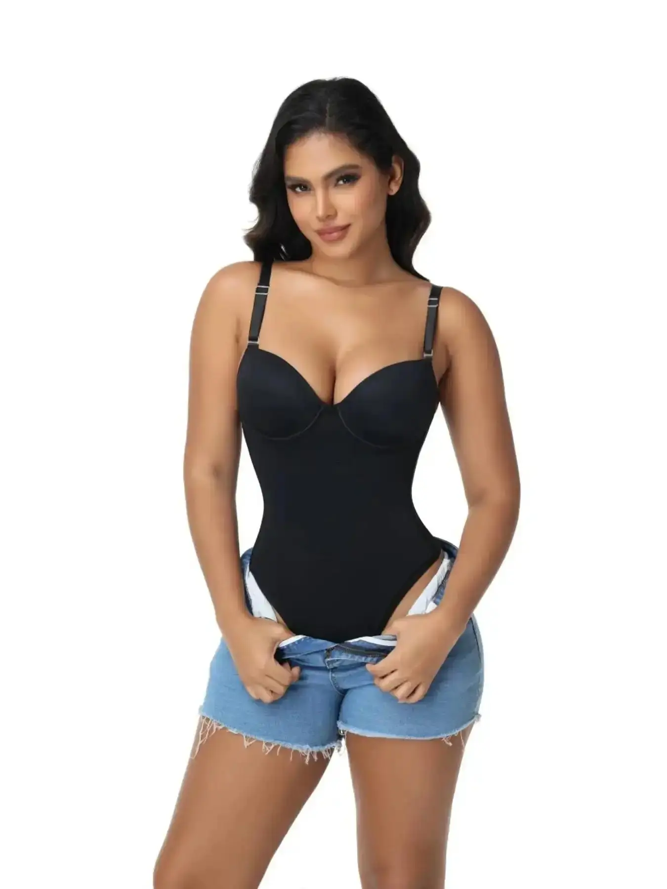 Women's Seamless Shapewear Bodysuit with Memory Bones, Comfortable Abdominal Control, Back Cross Strap, Suitable for All Body Types, Underwear Garment effortless oversized capsule wardrobe breathable