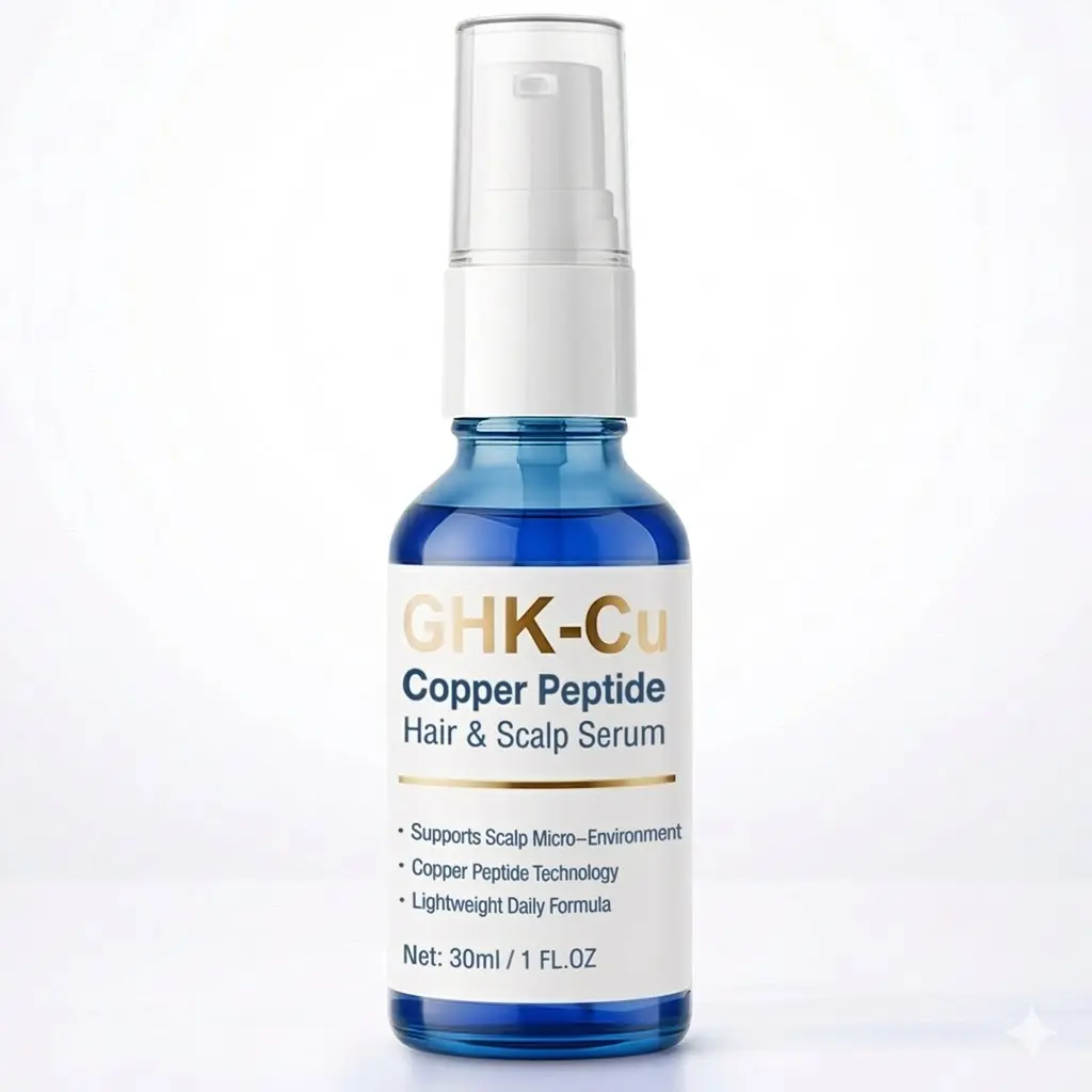 GHK-Cu Copper Peptide Hair & Scalp Serum Lightweight Daily Formula to Support Scalp Micro-Environment Nourishing Treatment for Flaking, Dryness & Balanced Scalp Dermatologist-Tested 30ml / 1 FL.OZ - TikTok Shop GHK-Cu Copper Peptide Hair & Scalp Serum Lightweight Daily Formula to Support Scalp Micro-Environment Nourishing Treatment for Flaking, Dryness & Balanced Scalp Dermatologist-Tested 30ml / 1 FL.OZ - TikTok Shop