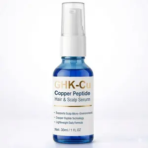 GHK-Cu Copper Peptide Hair & Scalp Serum – Lightweight Daily Formula to Support Scalp Micro-Environment – Nourishing Treatment for Flaking, Dryness & Balanced Scalp – Dermatologist-Tested – 30ml / 1 FL.OZ