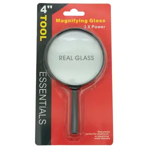 WorldWide Sales Online Magnifying Glass 4" Diameter 3x Magnification Real Glass – Home Goods, import_2021_10_29_212114