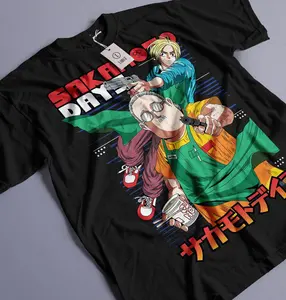 Sakamoto Days Graphic Print Tee, Game Shirt, Anime Shirt, Manga Shirt