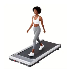 Walking Pad Treadmill,Ultra-Thin Under Desk Treadmill for Home/Office, Quiet Portable Walking Machine with Remote Control & LED Display,Silver