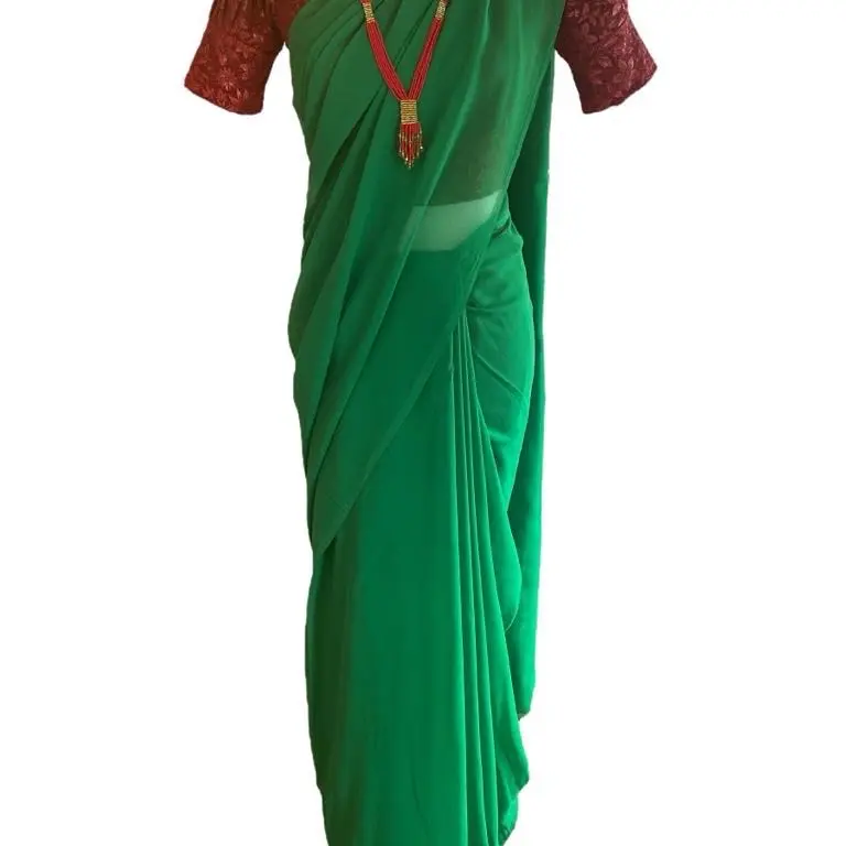Plain saris