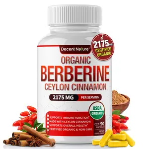Organic Berberine with Ceylon Cinnamon Supplement 2175mg 90 Capsules Healthcare Dietary Organic Berberine with Ceylon Cinnamon Supplement 2175mg 90 Capsules Healthcare Dietary