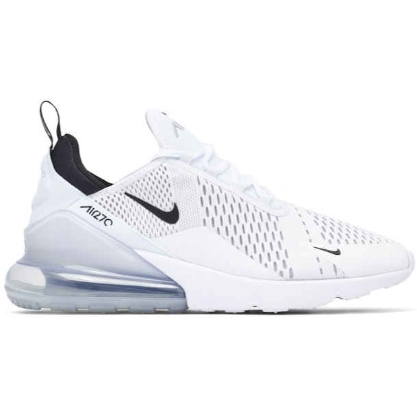 Nike Air Max 270 White Black AH8050-100 Men's Fashion Sneaker New