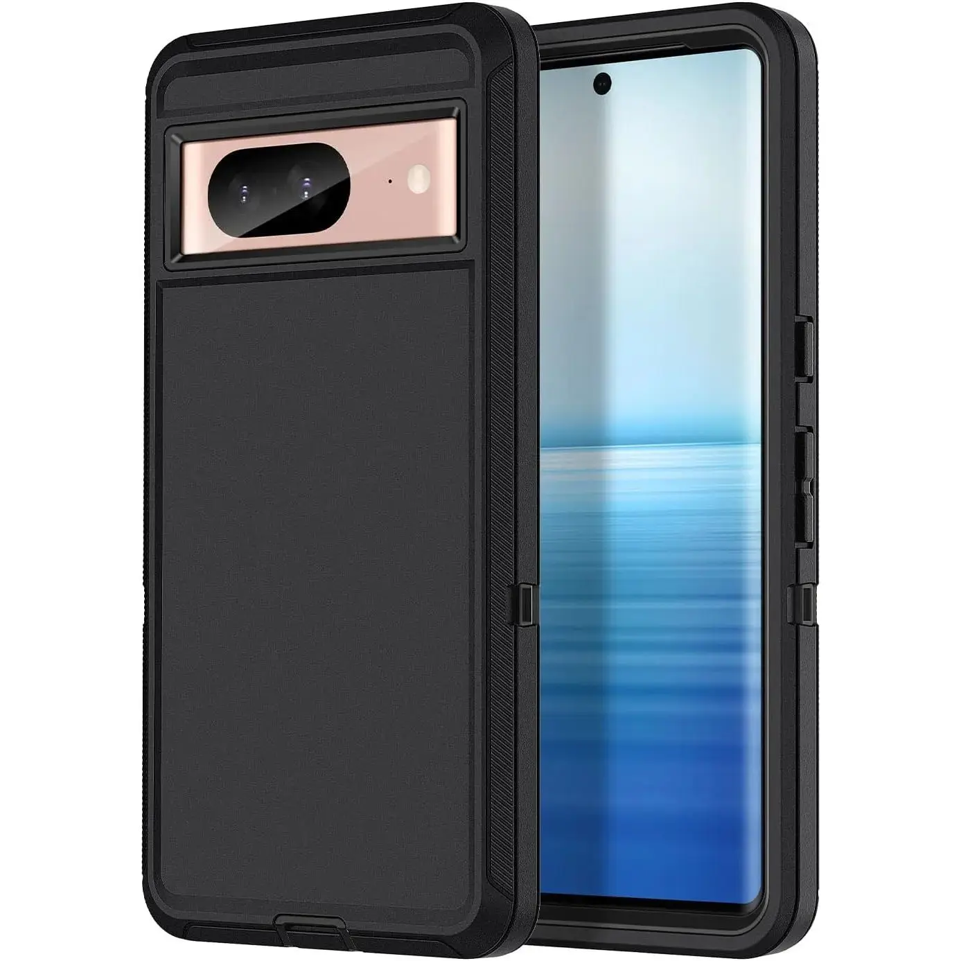 Entronix Case for Pixel 8 Pro - Heavy Duty, Triple Layer Protection Cover Protective