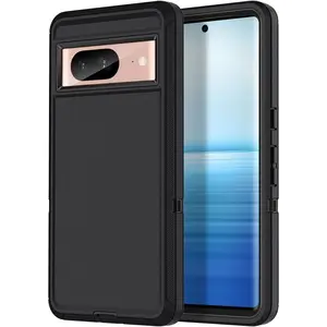 Entronix Case for Pixel 8 Pro - Heavy Duty, Triple Layer Protection Cover Protective