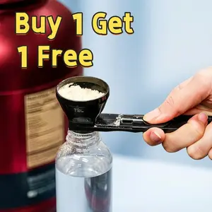 [Buy 1 Get 1 Free]Protein Powder Sliding Spoon with Funnel, BPA-Free Creatine Powder Scoop for Pre Workout, Coffee, Milk & Smoothies, Easy No-Spill Kitchen Utensil Gift  ：