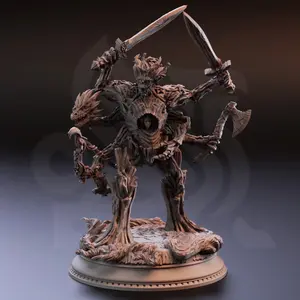 Treant Dryad Hybrid - Verda | 3D Printed Miniature | DM Stash
