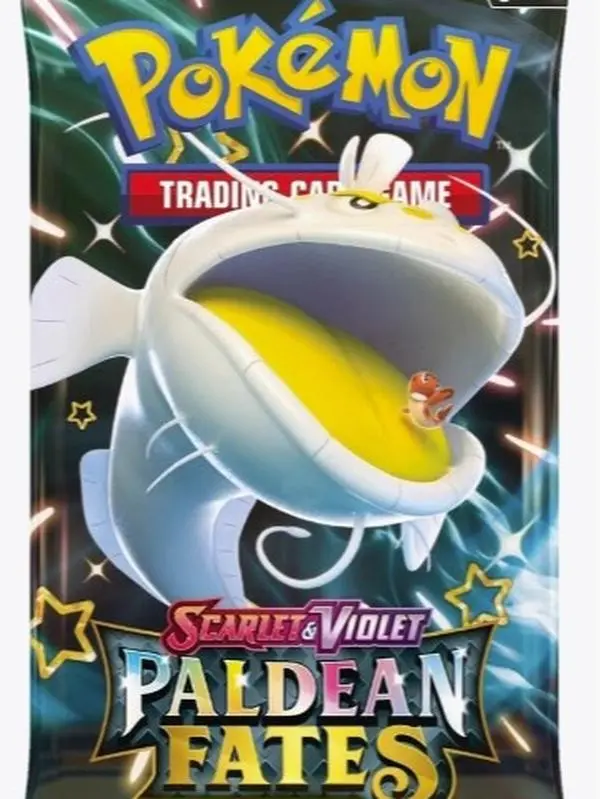 Live Rip) Pokemon English Paldean Fates Booster Pack - TikTok Shop