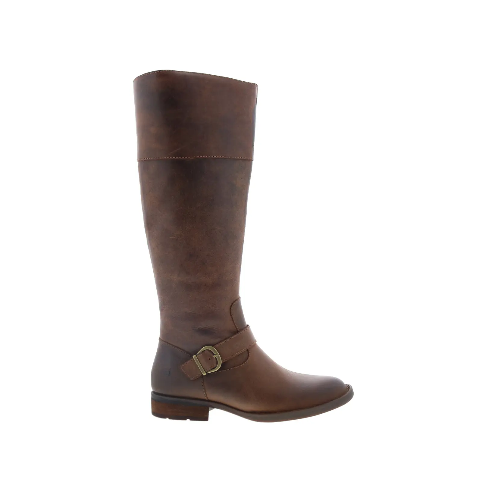 Born Braydon BR0012406 Womens Brown Leather Zipper Knee High Boots