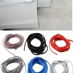 Car Scratch Repair Adhesive Tool, 5 Meter Car Door Rubber Protection Strip, Body Decoration Side Door Trim, New Car Edge Guard