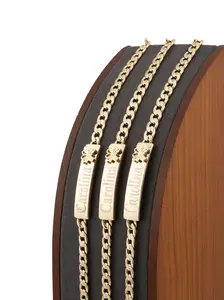 Butterfly Bracelet 8-inch ID-style bracelet with a gold-plated . It can be personalized with laser engraving; please write the name in a note or message.