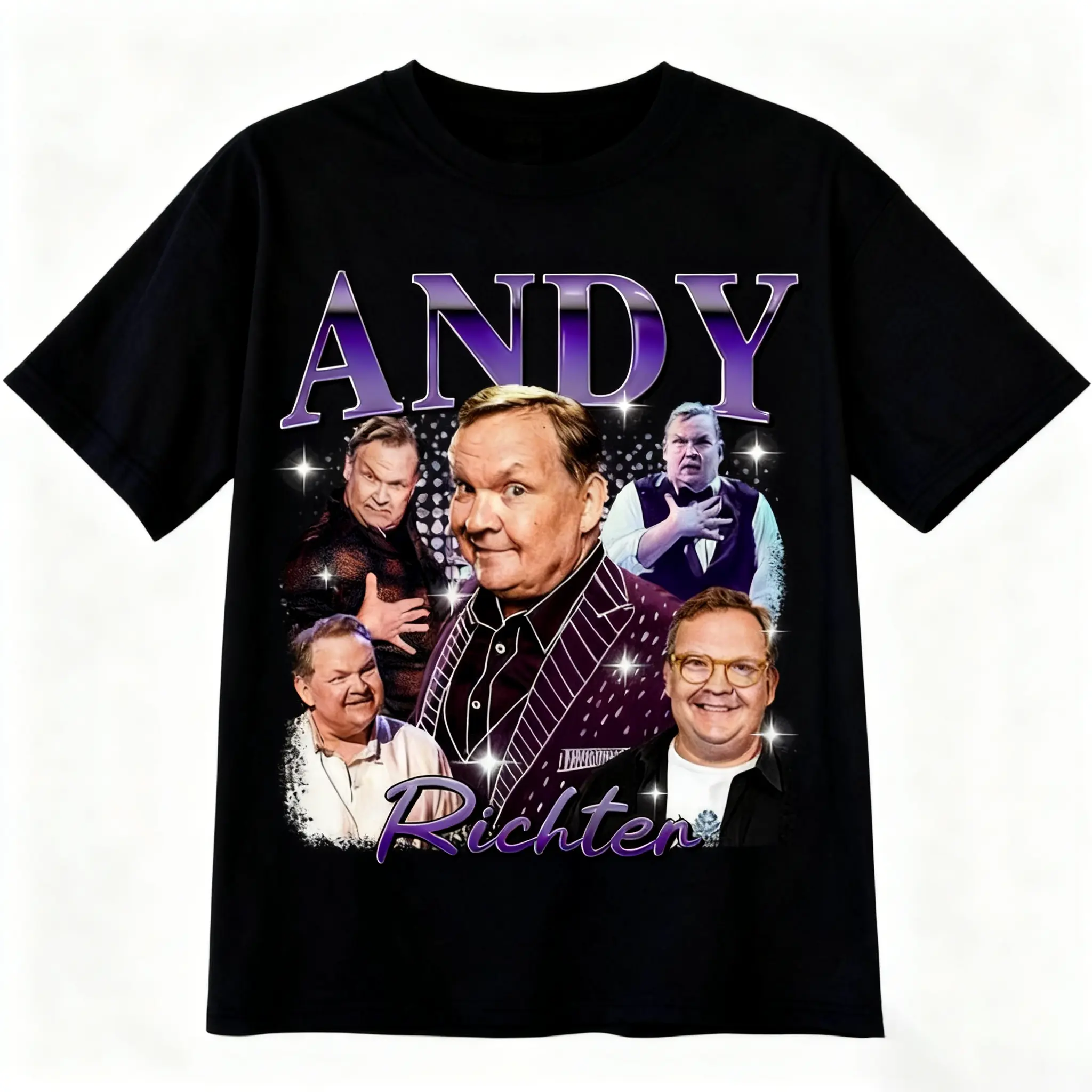 Andy DWTS 2025  Shirt The Stars  For Casual Soft Cotton fashion Streetwear tee Stars Fan Gift Y2k top Easy Care Machine Wash Safe Humor Gift