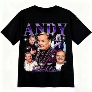 Andy DWTS 2025  Shirt The Stars  For Casual Soft Cotton fashion Streetwear tee Stars Fan Gift Y2k top Easy Care Machine Wash Safe Humor Gift