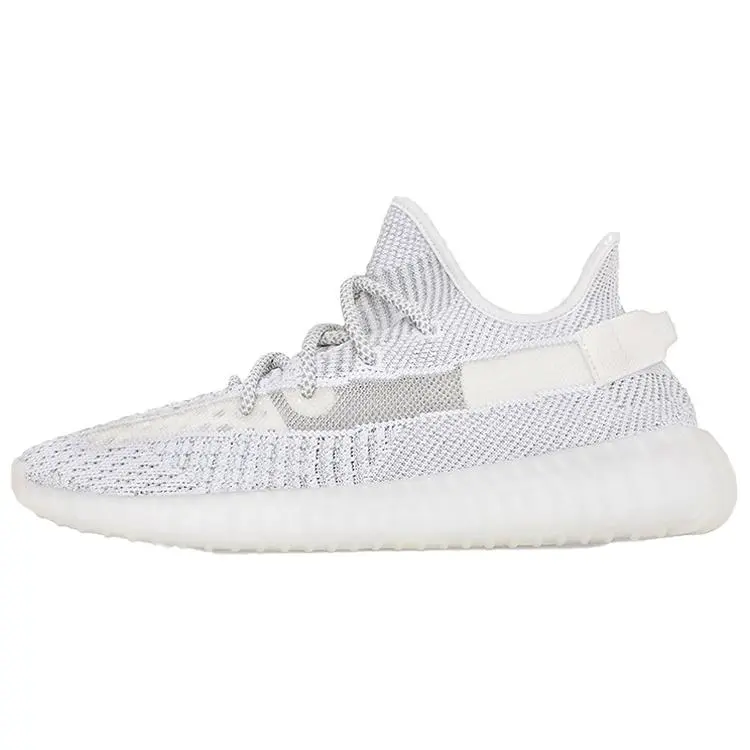 Adidas Yeezy Boost 350 V2 Static Non-Reflective 2023 Versatile Comfort Low Top Sneakers Unisex White EF2905-2023