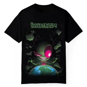 Invader Zim GIR Graphic T-Shirt Cute Funny Tee XY130406