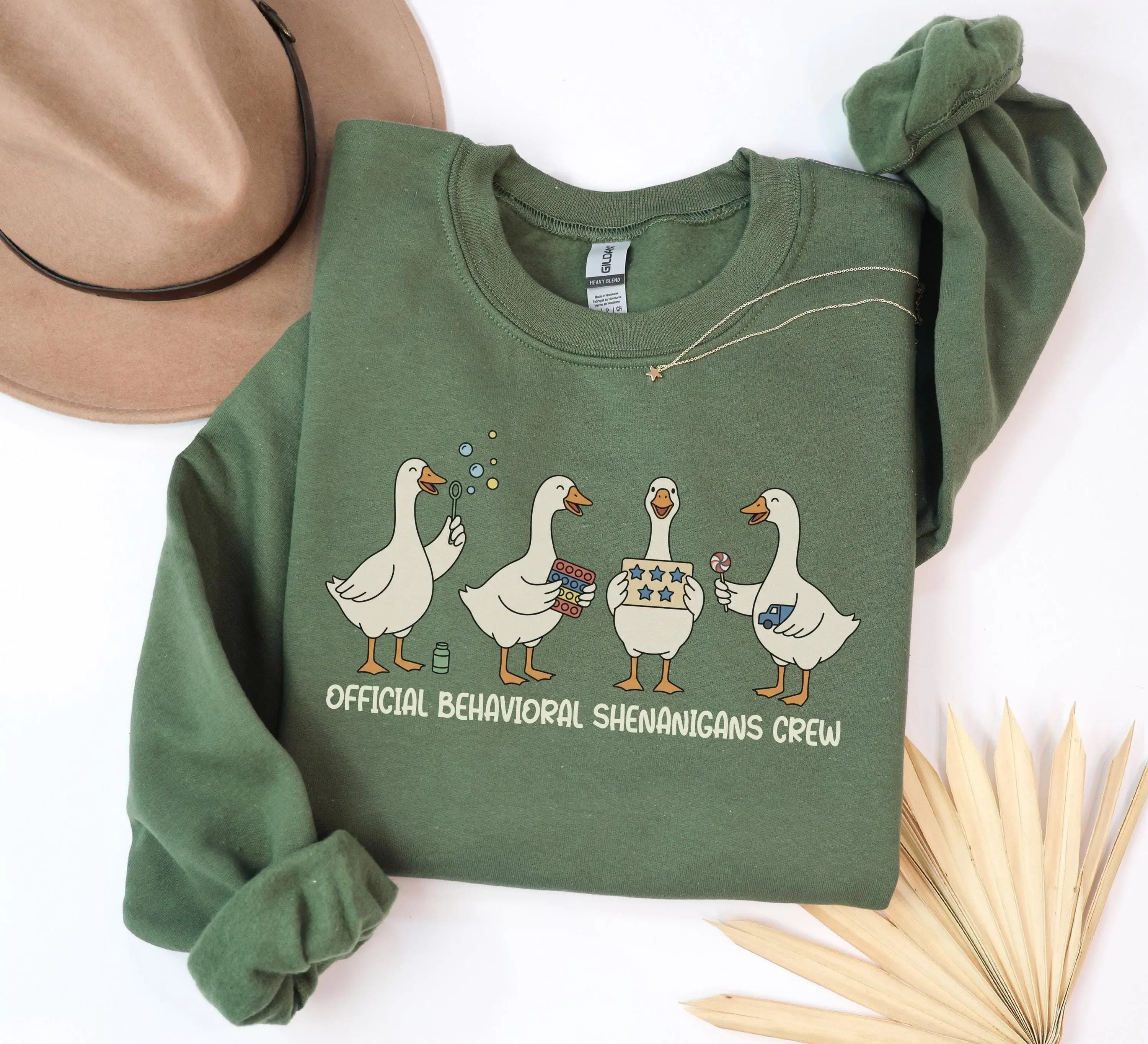 Behavior Therapy Silly Goose T-Shirt, Sweatshirt - ABA Therapist Sweater, RBT Gifts, Sped Teacher Team