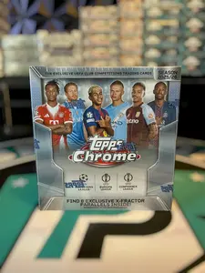2025-2026 Topps Chrome UEFA Champions League Mega Box