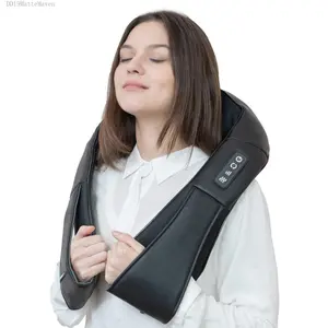 Father's Day Gift - Electric Shiatsu Massager for Neck, Back, and Shoulders - Portable Massage Pillow for Muscle Pain Relief, Perfect Gift for Men and WomenDD19MatteMaven