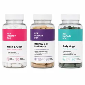 Her Fantasy Box - Ultimate Odor Control & Detox Trio: Chlorophyll, V-Health Probiotics & Boric Acid Suppositories