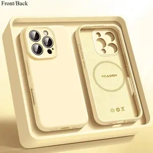 Magnetic Liquid Silicone Anti-Stick Case Protector Suitable for The New Iphone 16 Pro And The Premium Apple 16 Pro Max, Same Style As The 15 Series, Designed for Couples, And Offers Drop Protection Shockproof Accessories