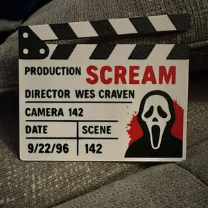 Ghostface - Scream Clapperboard Ghostface - Scream Clapperboard