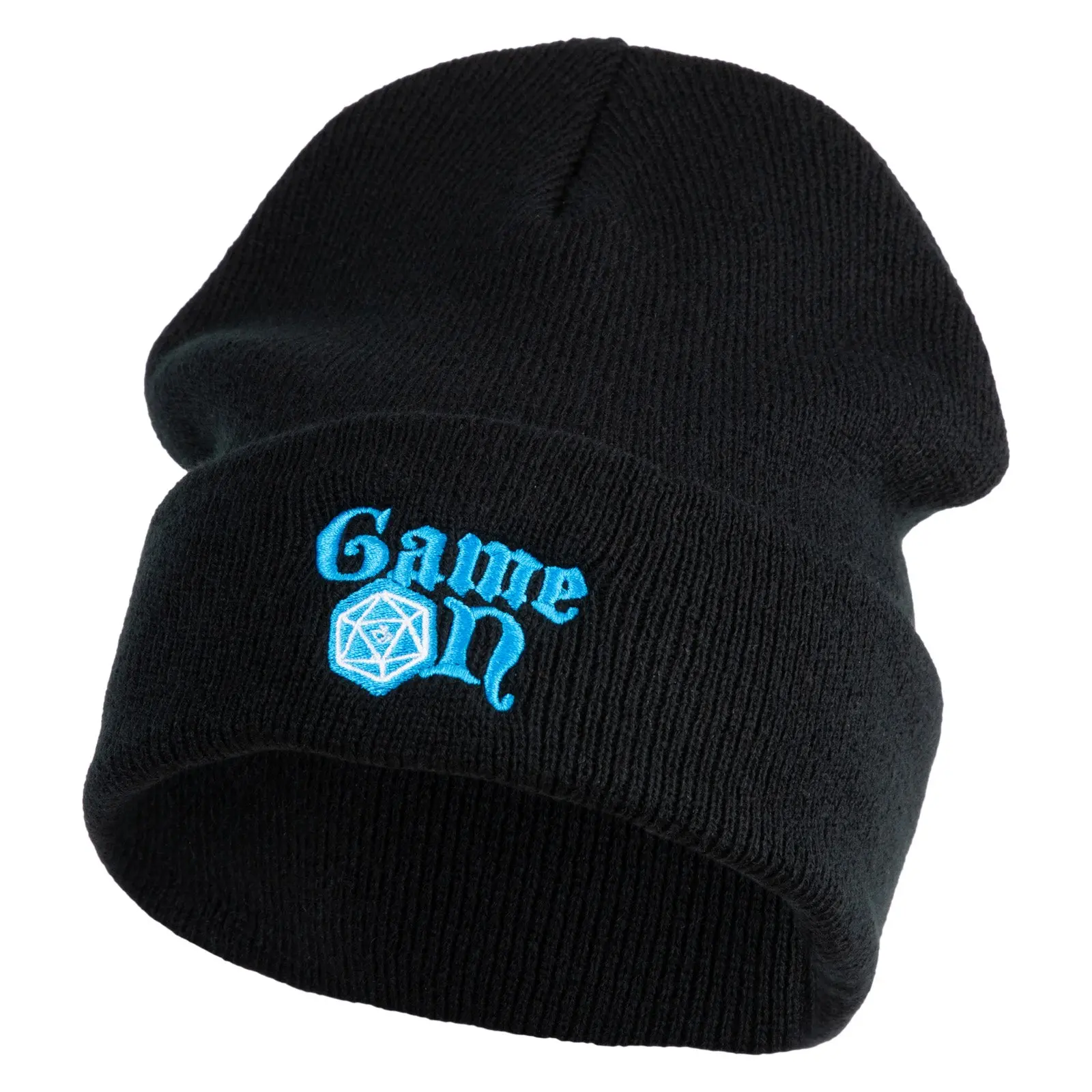 Game On Embroidered Big Size Acrylic Long Beanies