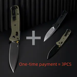 3pcs Get 2 FREE when you buy 1 Premium Folding Pocket Knife - Durable Daily Practical Tool, Fruit Knife, Outdoor EDC Knife - Perfect Gift for Men QuickOpen RustProof Waterproof