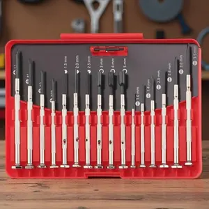 16pcs Precision Screwdriver Kit  Mini Drivers for Small Electronics Repair, Multiple Screwdriver Heads for Phone, Laptop, Watch & Glasses – Handy DIY Tool Set