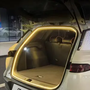 Car high brightness trunk lighting ambient light interior decoration LED wiring free automatic sensing tailgate light strip