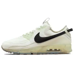 Nike Air Max 90 Terrascape Sail Retro Durable Low-Top Casual Running Shoes for Men and Women in Off-White Made with Recycled Materials Verifiable, with credentials and supporting global authentication